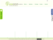 Tablet Screenshot of agadent.pl